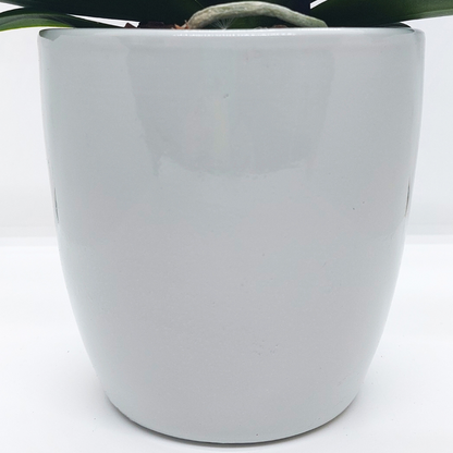 Vaso Ceramica "Milano" Ghiaccio 9cm