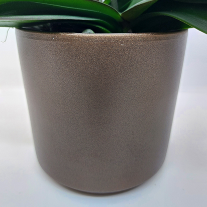 Vaso Ceramica "Capri" Bronzo 21cm